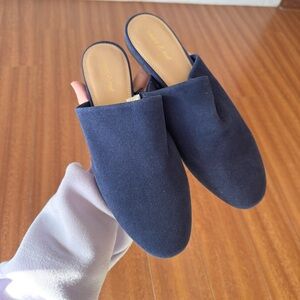 Violet and Red Charlize Suede Mules Navy Size 10M